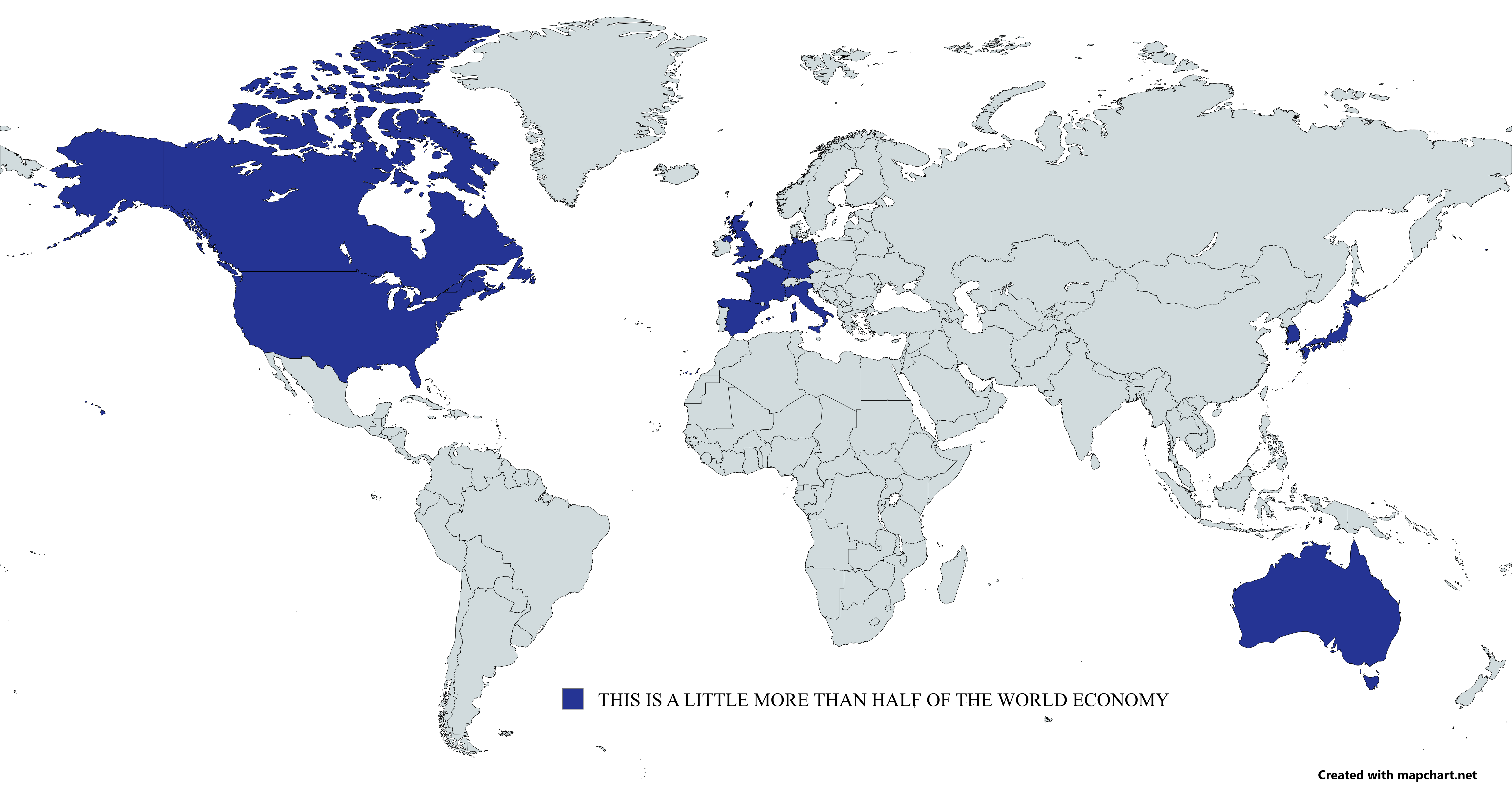 This seems to be the topic of the day, so here is a cool way to represent half of the world economy. Visualization This seems to be the topic of the day, so here is a cool way to represent half of the world economy. Visualization