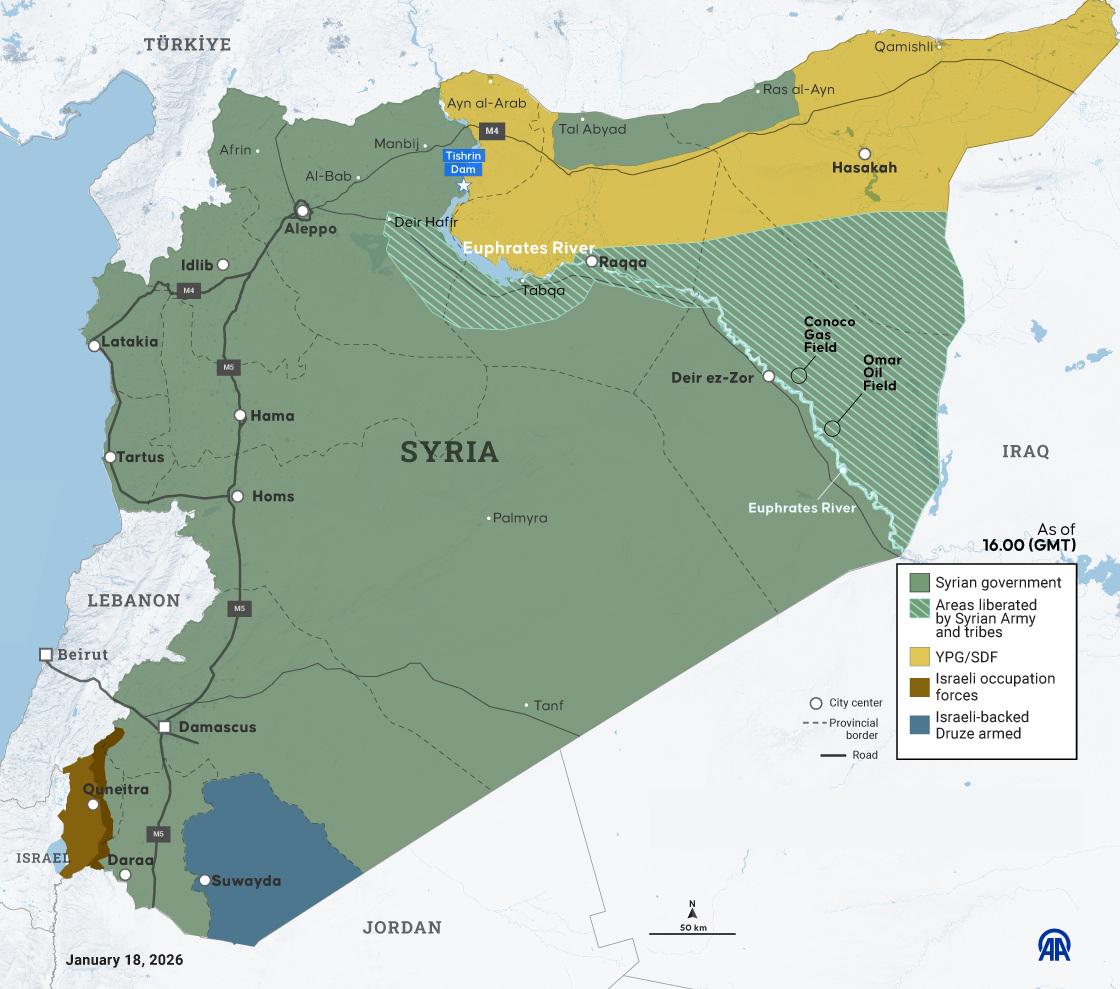 Syria's political situation (AA) Visualization