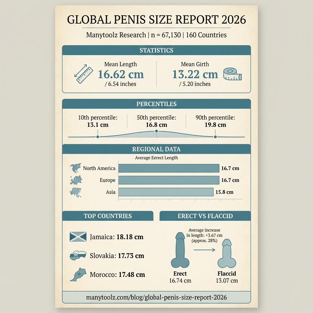I Analyzed 84,000 Penis Measurements. Here’s the Infographic