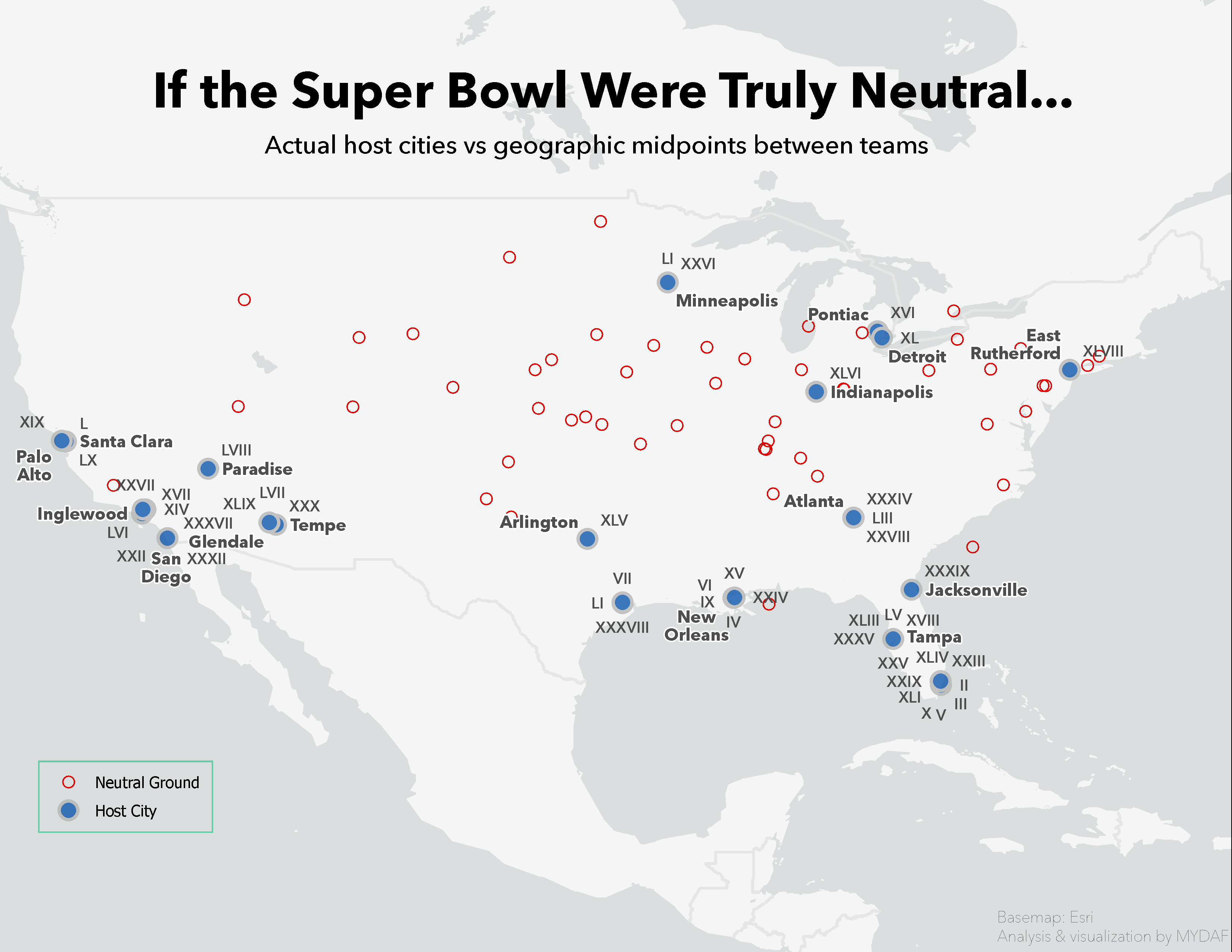 [OC] If the Super Bowl Were Truly Neutral Visualization