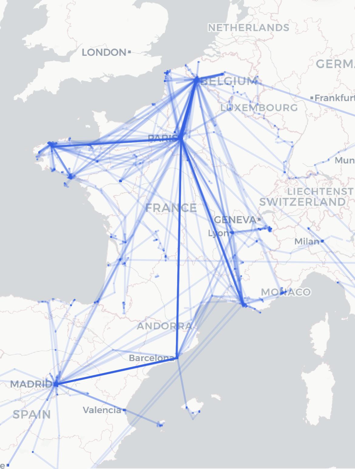 [OC] 8+ years of my location history Visualization
