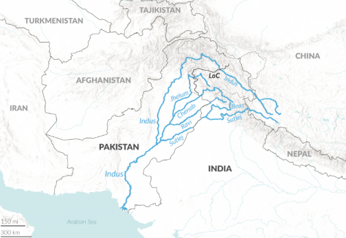 The Indus River basin Visualization The Indus River basin Visualization