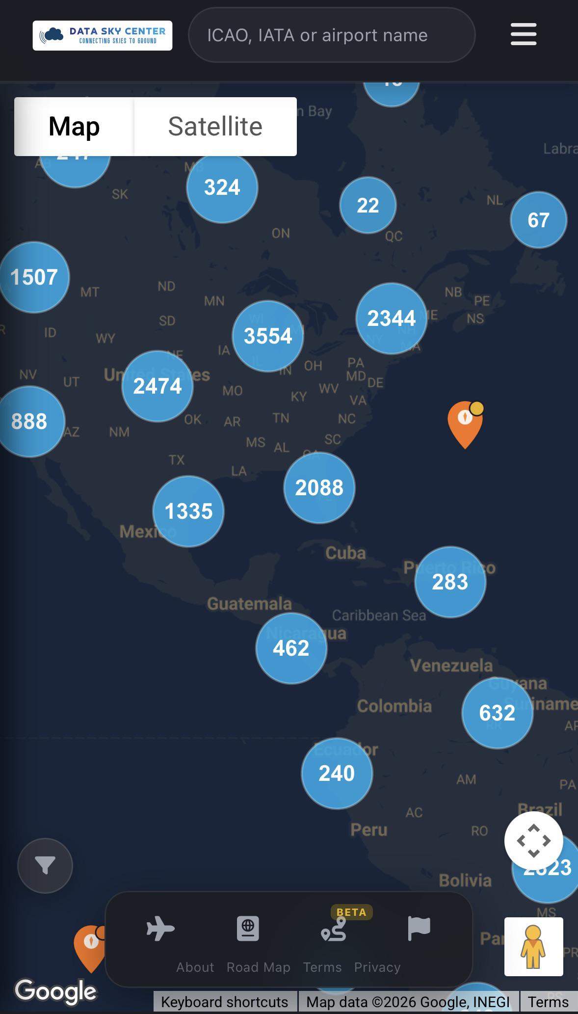 [OC] Every airport in the world mapped by type — 30,000+ airports Visualization