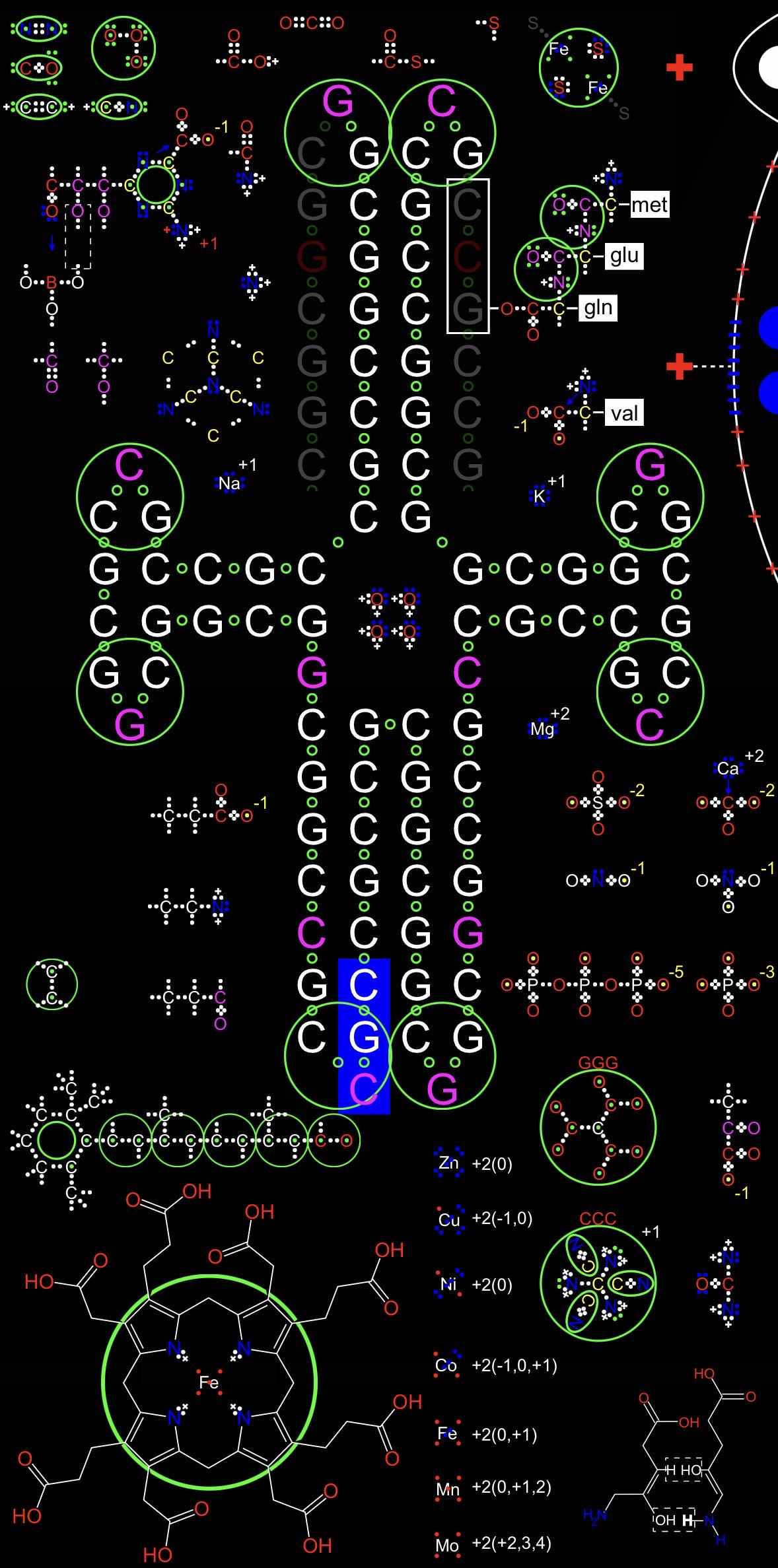 Origin of life molecules Visualization