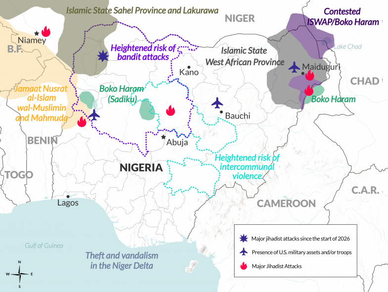 The growing security challenges in West Africa despite U.S. support and cooperation Visualization