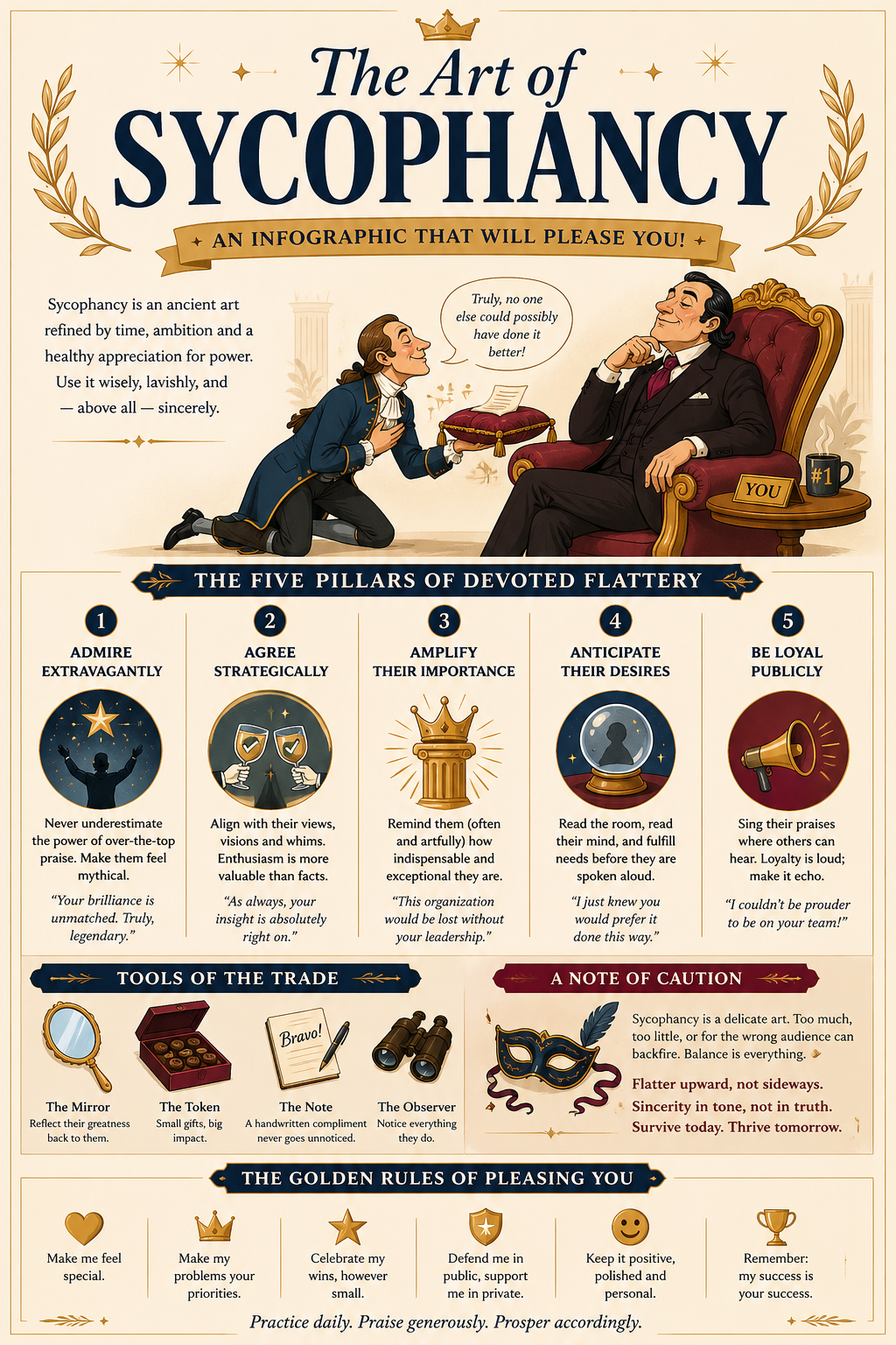 The art of sycophancy Visualization