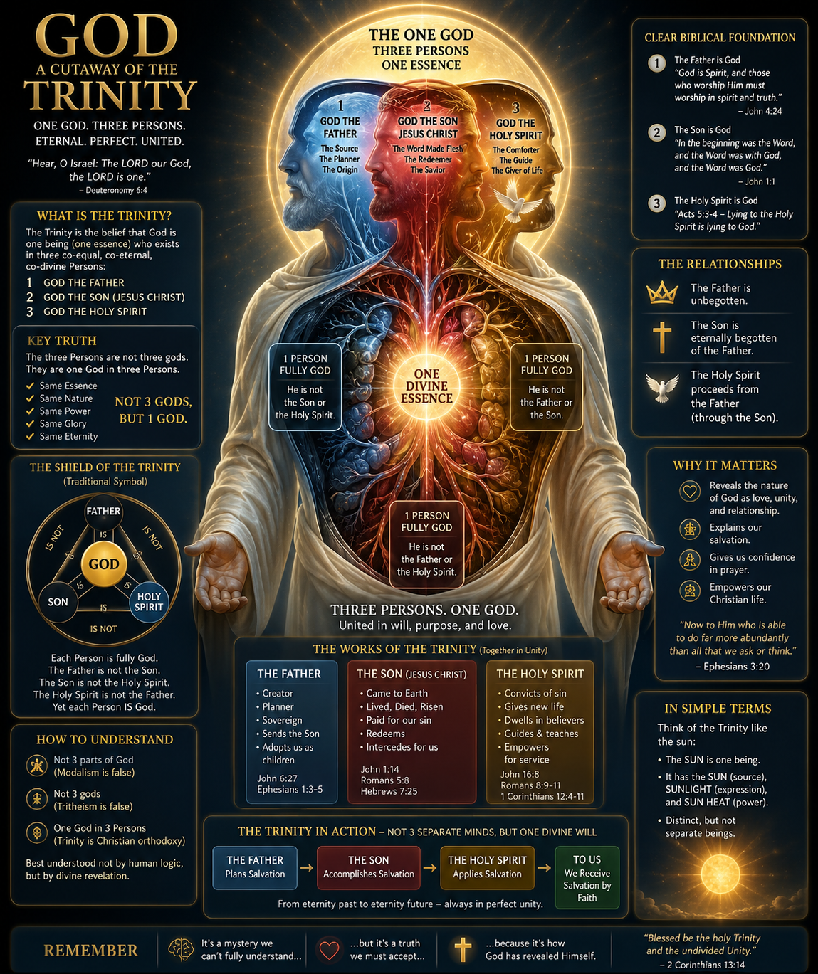 Trying to understand how the concept of the TRINITY works Visualization Trying to understand how the concept of the TRINITY works Visualization