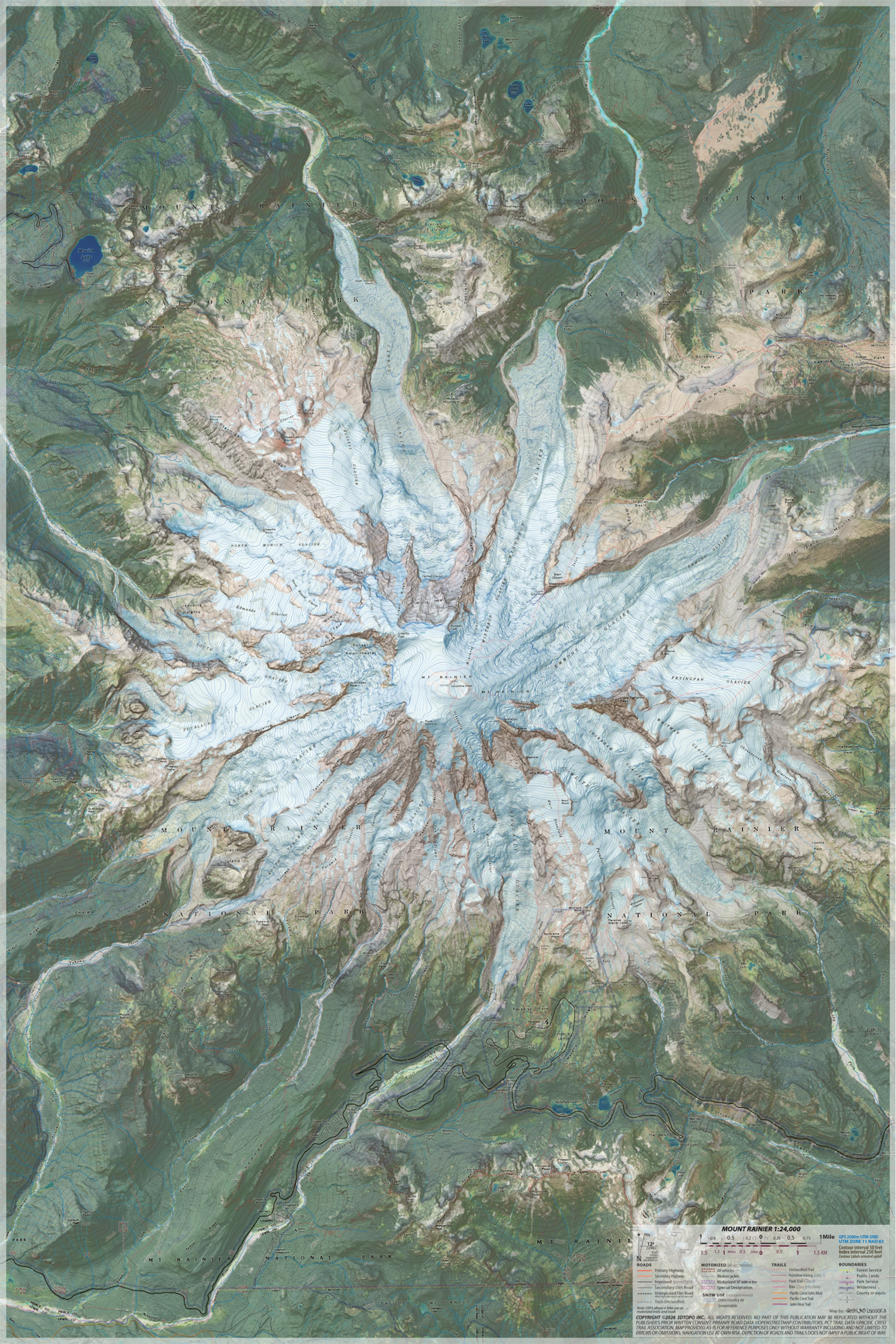 Many Layers of geospatial data [OC] Statistics