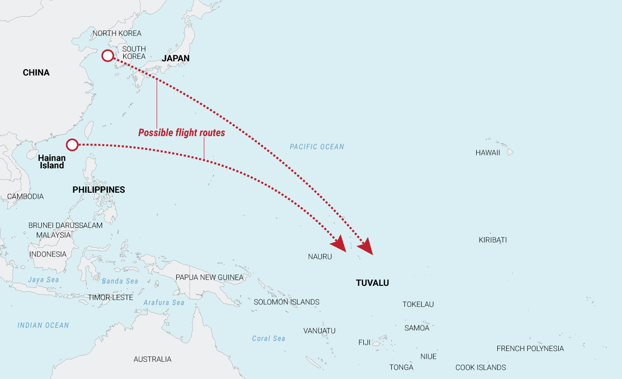 China's missile test in the Pacific Ocean on July 6th, 2026 (Japan Wire by Kyodo News) Visualization China's missile test in the Pacific Ocean on July 6th, 2026 (Japan Wire by Kyodo News) Visualization
